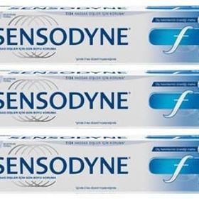 Sensodyne F Florürlü 100 ml 3 Adet Diş Macunu
