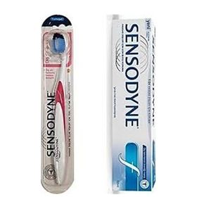 Sensodyne F (florürlü) 100 ml X 2 Adet Diş Macunu + Diş Fırçası Soft (yumuşak)