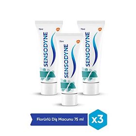 Sensodyne Florürlü 3x75 ml Diş Macunu