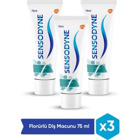 Sensodyne Florürlü 3x75 ml Diş Macunu