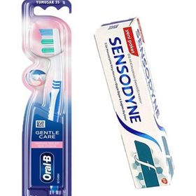 Sensodyne Fluoride Florürlü 100 ml Diş Macunu + Diş Fırçası Yumuşak