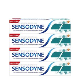 Sensodyne Günlük Koruma Florürlü 4x75 ml Diş Macunu