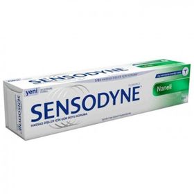 Sensodyne Naneli 100 ml Hassas Dişler İçin Gün Boyu Koruma Florürlü Diş Macunu
