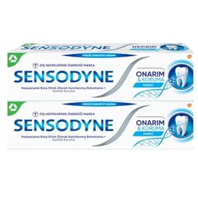 Sensodyne Naneli Onarım Koruma 2x75 ml Diş Macunu