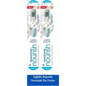 Sensodyne Nourish 1+1 Sağlıklı Beyazlık Yumuşak 2'li Diş Fırçası