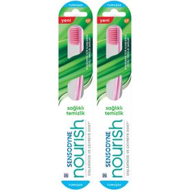 Sensodyne Nourish Sağlıklı Temizlik 2'li Diş Fırçası