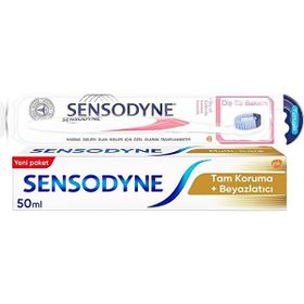 Sensodyne Tam Koruma 50 ml Diş Macunu+ Sensodyne Diş Eti Bakımı Diş Fırçası