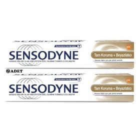 Sensodyne Tam Koruma Beyazlatıcı 2x50 ml Diş Macunu
