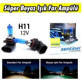 Sentinel H11 12 V 5000 K Beyaz Ampul