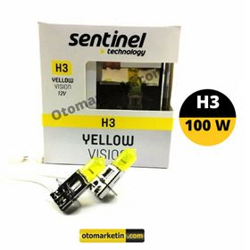 Sentinel H3 12 V 55 W Sarı Ampul
