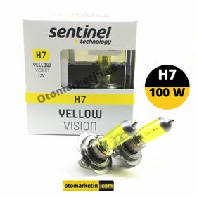 Sentinel H7 12 V 100 W Sarı Işık Ampul