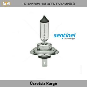 Sentinel H7 Halogen 12 V 55 W Far Ampülü