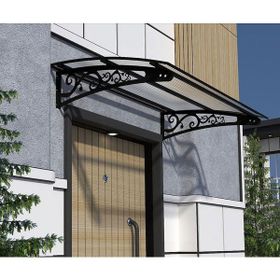 Şentürk Yapı 230x100 cm MD2 Metal Taşıyıcılı Kapı Üstü Pratik Sundurma
