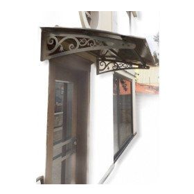Şentürk Yapı 240x100 cm MD2 Metal Taşıyıcılı Kapı Üstü Pratik Sundurma