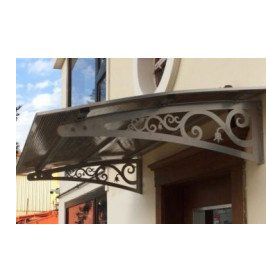 Şentürk Yapı 300x100 Md2 Metal Taşıyıcılı Kapı Üstü Pratik Sundurma