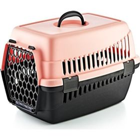şenyayla 5080 Açık Pembe Evcil Hayvan Kedi Köpek Taşıma Sepeti