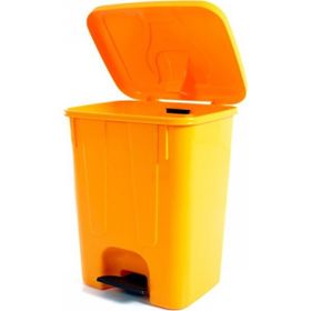 şenyayla Pedallı 85 L Sarı Çöp Kovası