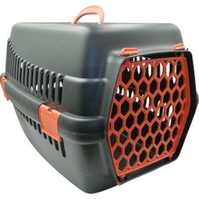 Şenyayla Plastik Köpek Evcil Hayvan Siyah Turuncu Renk Taşıma Çantası
