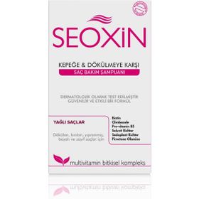 Seoxin 300 ml Kepeğe ve Dökülmeye Karşı Etkili Yağlı Saçlar İçin Bakım Şampuanı