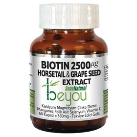 Sepe Natural Beyou Biotin 2500 mcg 60 Kapsül