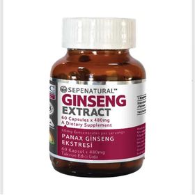 Sepe Natural Ginseng Extract 480 mg 60 Kapsül