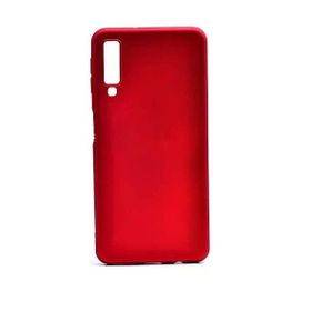 Sepetegelsin Samsung A7 2018 Uyumlu Silikon Kırmızı Kılıf