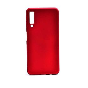 Sepetegelsin Samsung A7 2018 Uyumlu Silikon Kırmızı Kılıf
