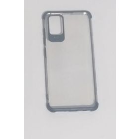 Sepetegelsin Samsung Galaxy A51 Kenarları Renkli Şeffaf Siyah Kılıf