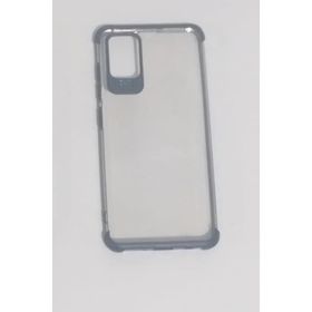 Sepetegelsin Samsung Galaxy A51 Kenarları Renkli Şeffaf Siyah Kılıf