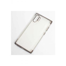 Sepetegelsin Samsung Galaxy Note 10 Plus Silikon Renkli Köşe Korumalı Lazer Kılıf