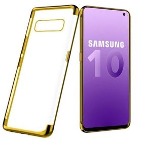 Sepetegelsin Samsung Galaxy S10 Plus Silikon Renkli Köşe Korumalı Lazer Kılıf