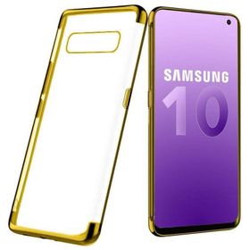 Sepetegelsin Samsung Galaxy S10 Plus Silikon Renkli Köşe Korumalı Lazer Kılıf