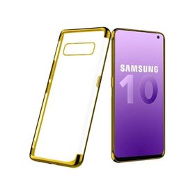 Sepetegelsin Samsung Galaxy S10 Plus Silikon Renkli Köşe Korumalı Lazer Kılıf