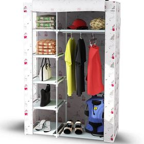 Sepettenevar Tek Yandan Raflı İstanbul Plastik Bez Dolap