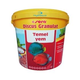 Sera Discus Granulat Sarımsaklı 10 lt 2900 gr Balık Yemi