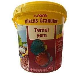 Sera Discus Granulat Sarımsaklı 10 lt 2900 gr Balık Yemi