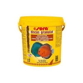 Sera Discus Granulat Sarımsaklı 10 lt 2900 gr Balık Yemi