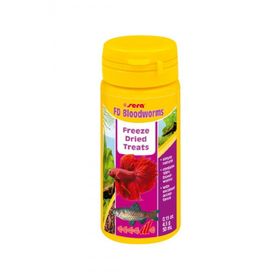 Sera FD Bloodworms Dondurulmuş-Kurulmuş Kan Kurdu 50 ml Balık Yemi