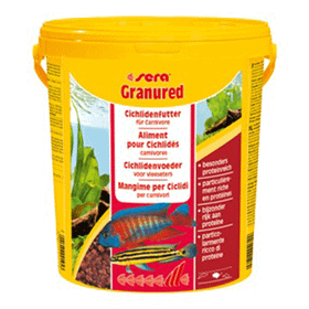 Sera Granured Cichlid Balıkları için Etçil 10 lt Balık Yemi