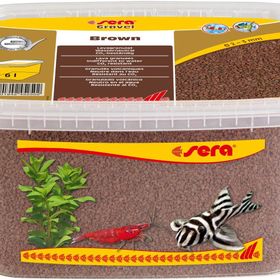Sera Kahverengi 2-3 mm 6 Lt Akvaryum Kumu
