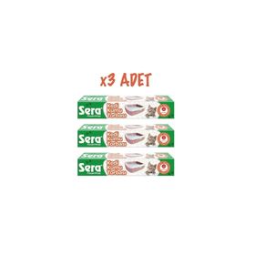Sera Pudra 82x50 cm 3 Adet 7'li Kedi Kumu Torbası