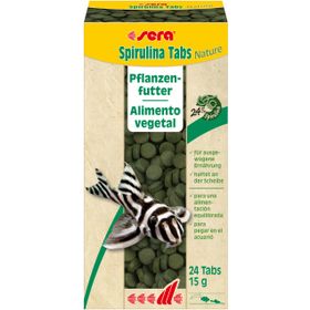 Sera Spirulina Tabs Nature 24 Tablet 15 gr Balık Yemi