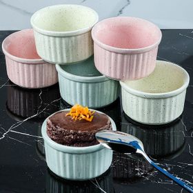 Seramik 6'lı Sufle Kabı