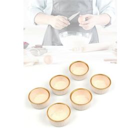 Seramik 6'lı Sufle Kabı