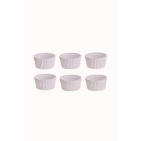 Seramik 6'lı Sufle Kabı