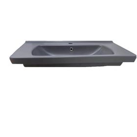 Seramiksan 80 Cm Satürn Mat Antrasit Lavabo