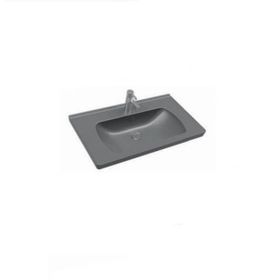 Seramiksan 80 Cm Satürn Mat Antrasit Lavabo