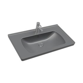 Seramiksan 80 Cm Satürn Mat Antrasit Lavabo