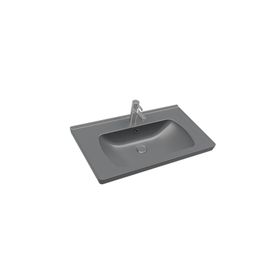 Seramiksan 80 Cm Satürn Mat Antrasit Lavabo