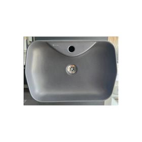Seramiksan Lucıda Mat Antrasit 55 cm Tezgahüstü Lavabo